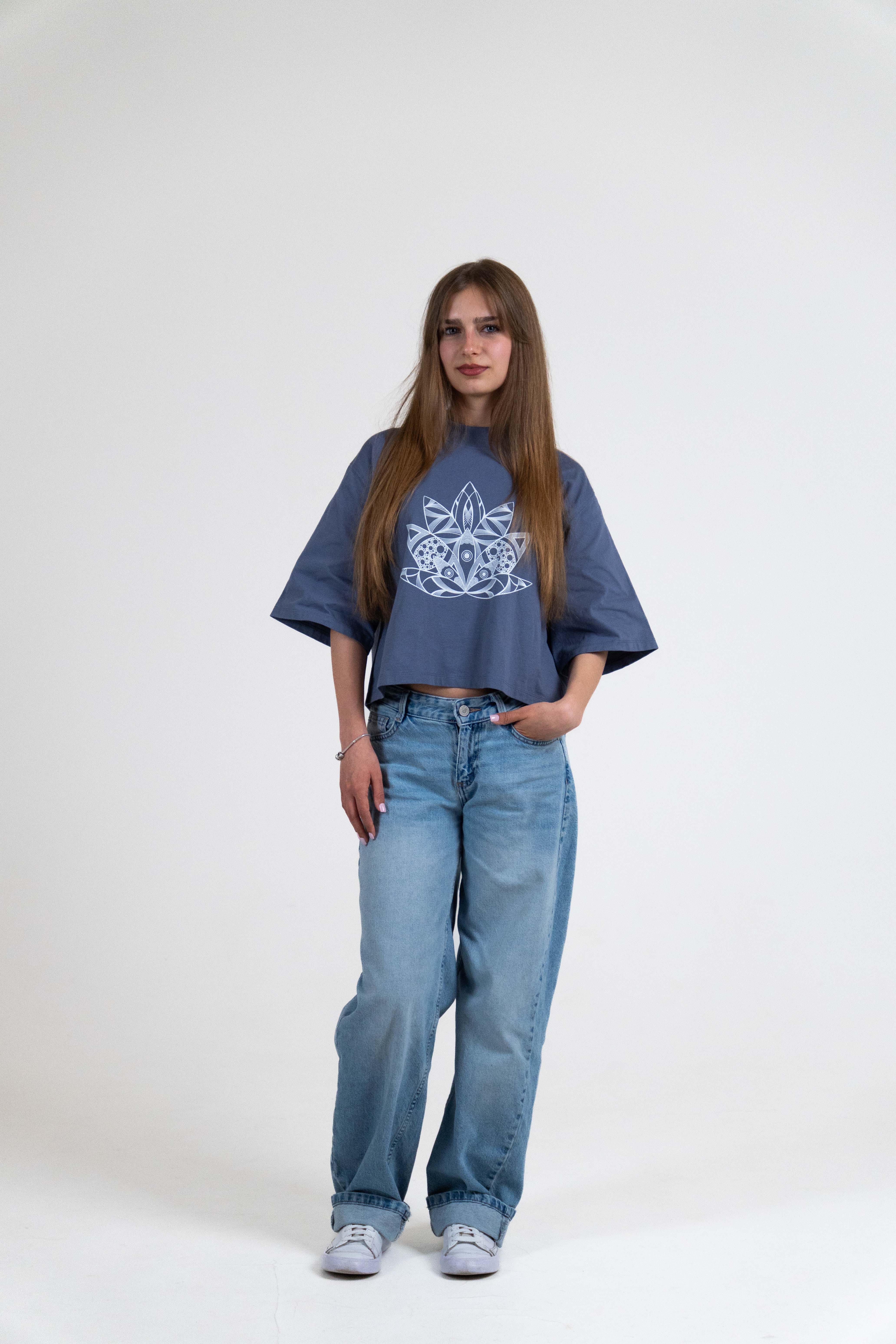 The Self — Cropped Tee | Dark