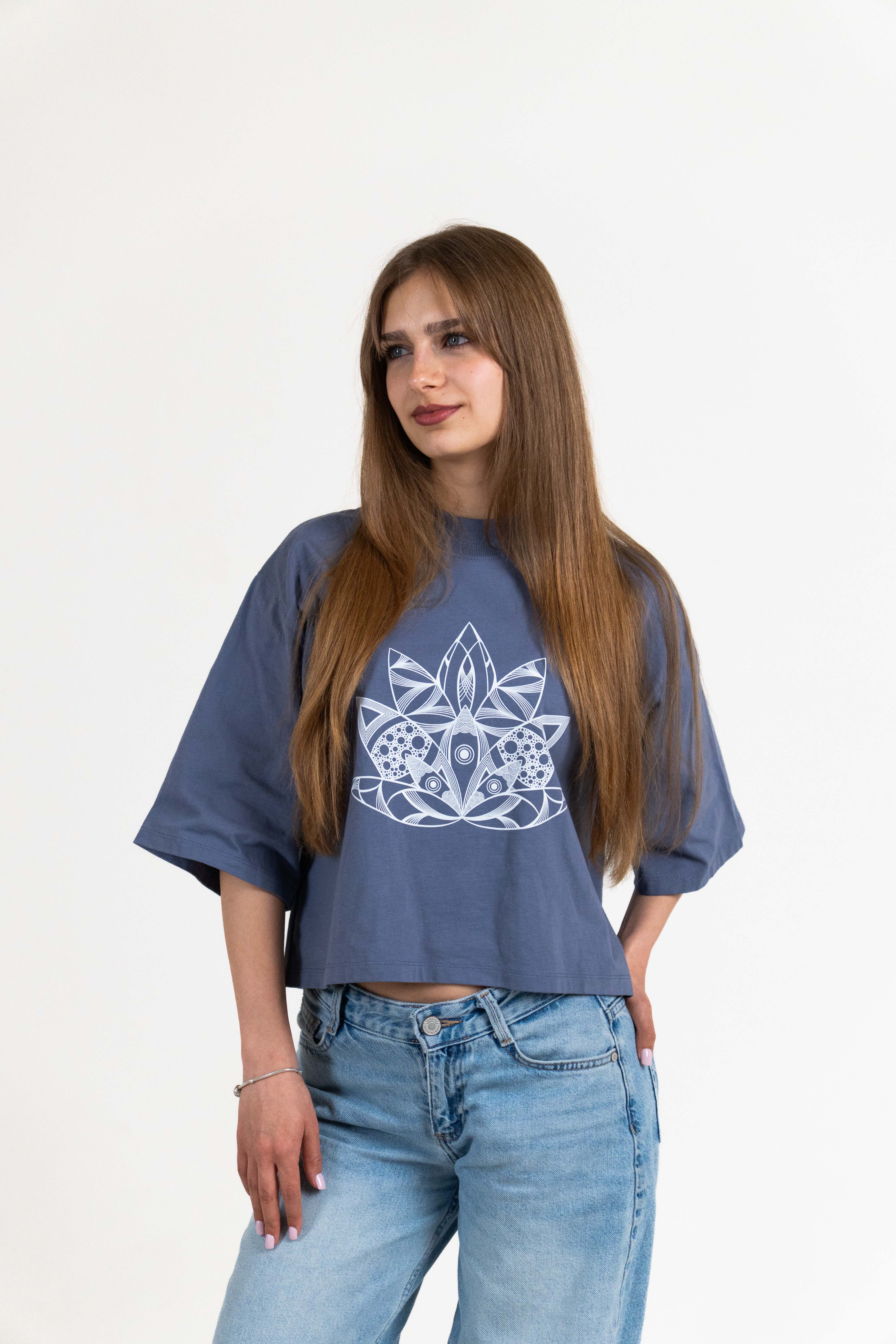 The Self — Cropped Tee | Dark