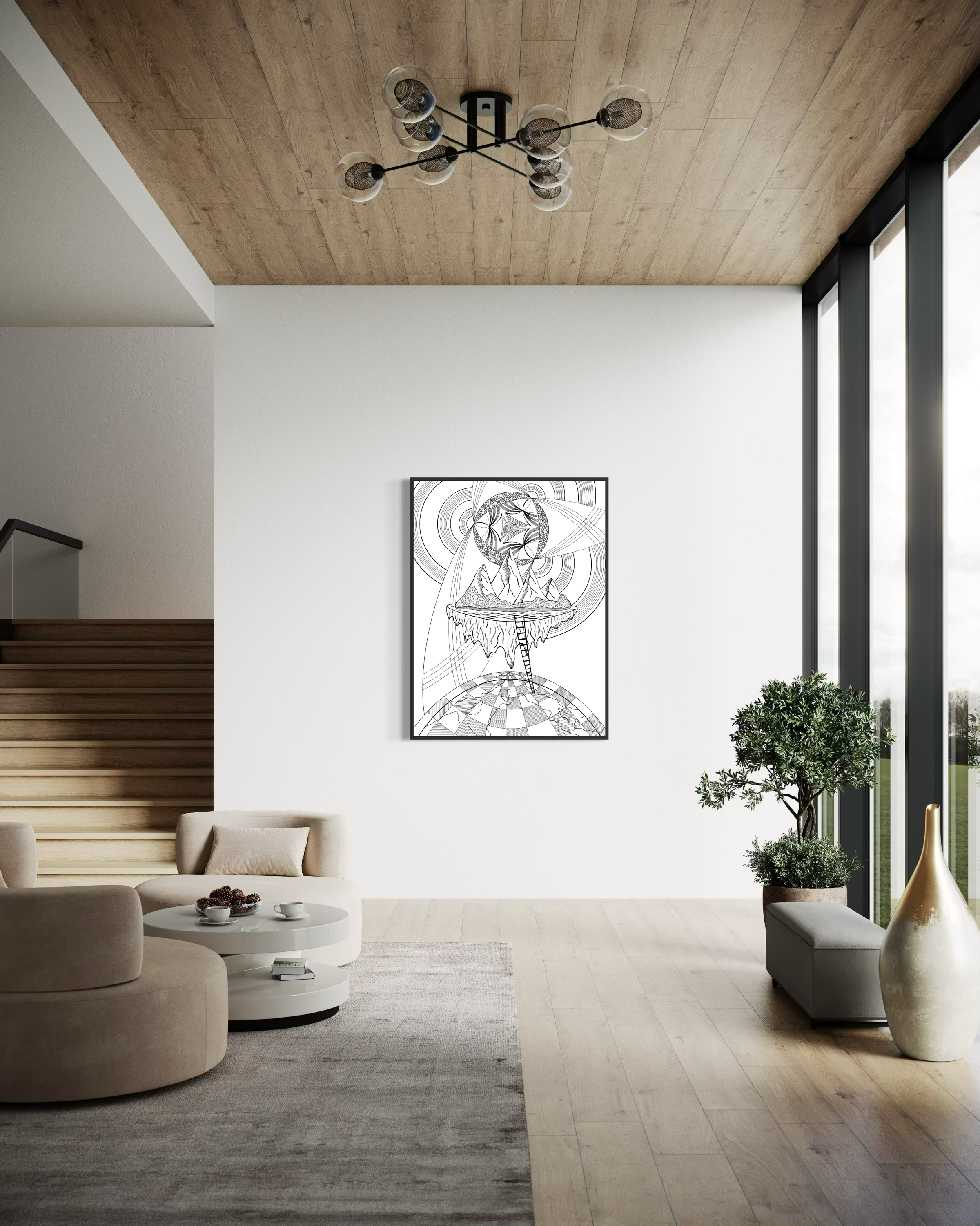 The Path | Framed Canvas