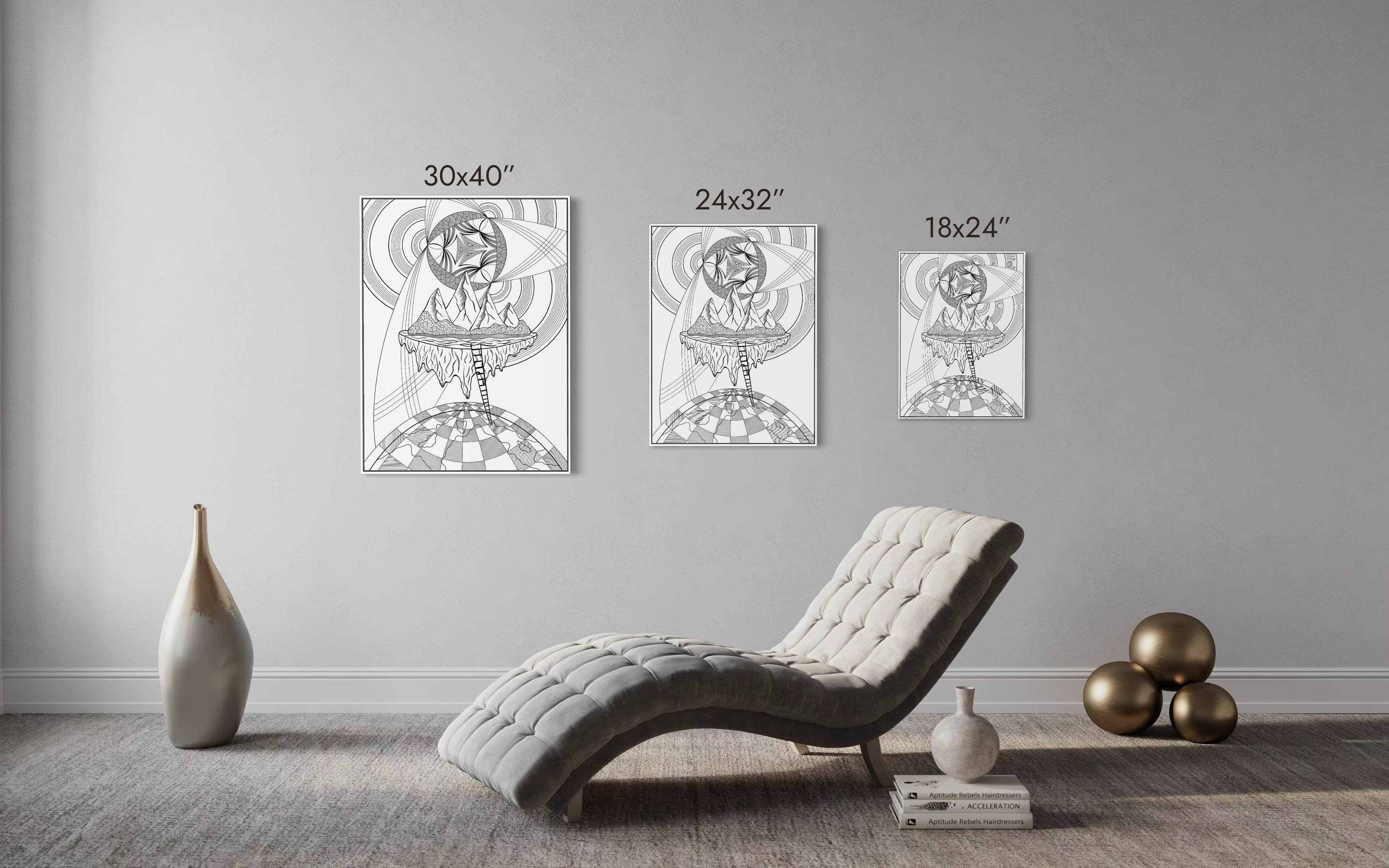 The Path | Framed Canvas