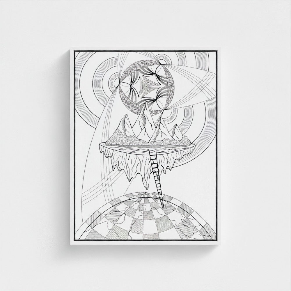 The Path | Framed Canvas