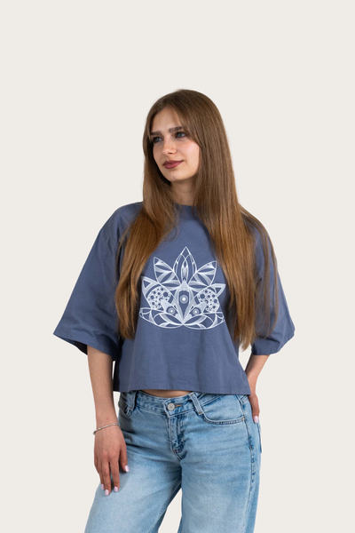 The Self — Cropped Tee | Dark