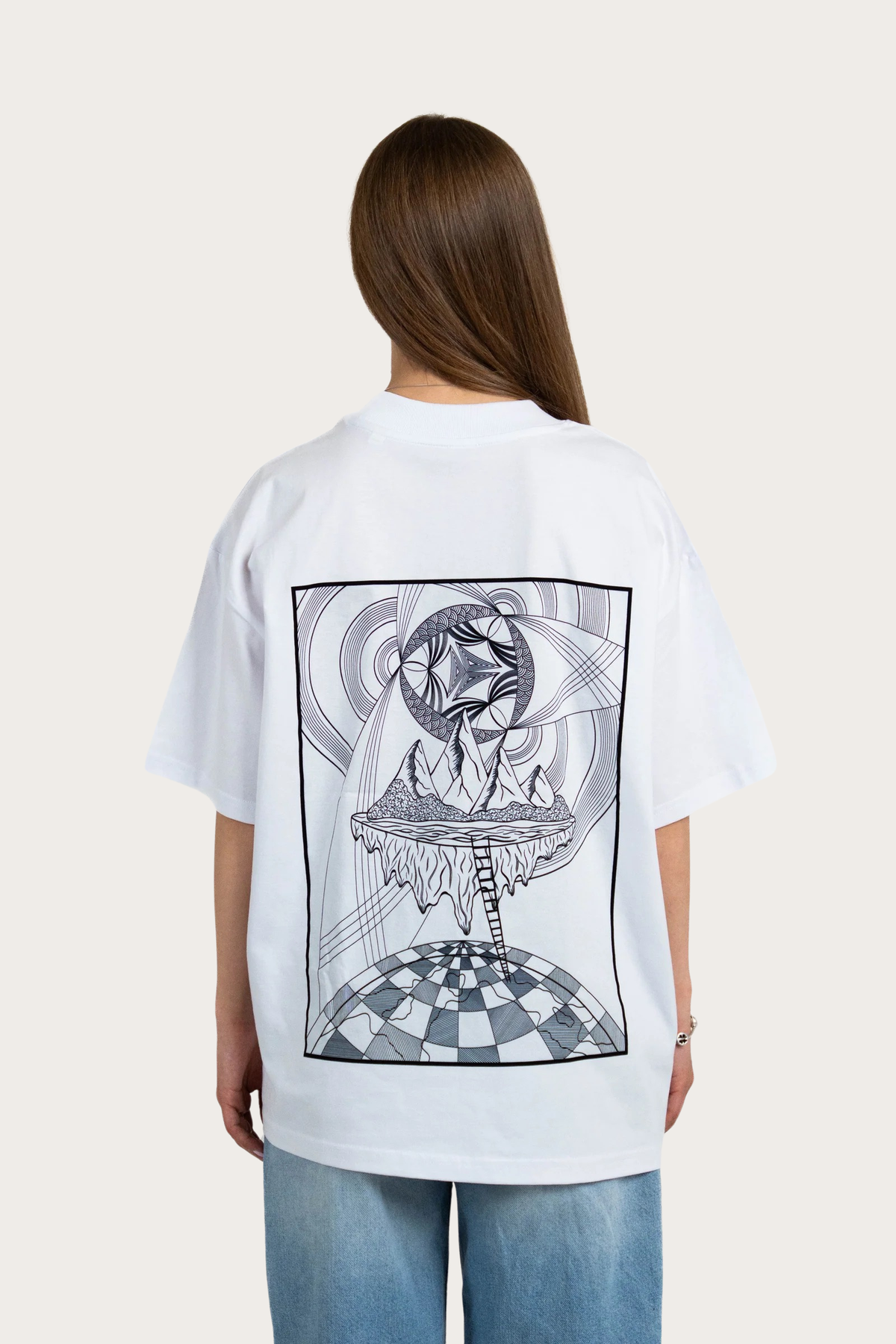 The Path —Oversized T-shirt | Dark