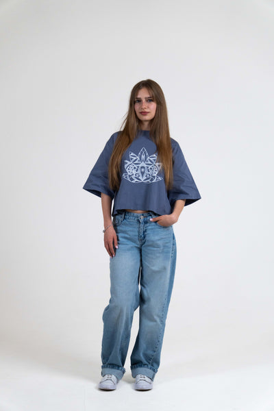 The Self — Cropped Tee | Dark