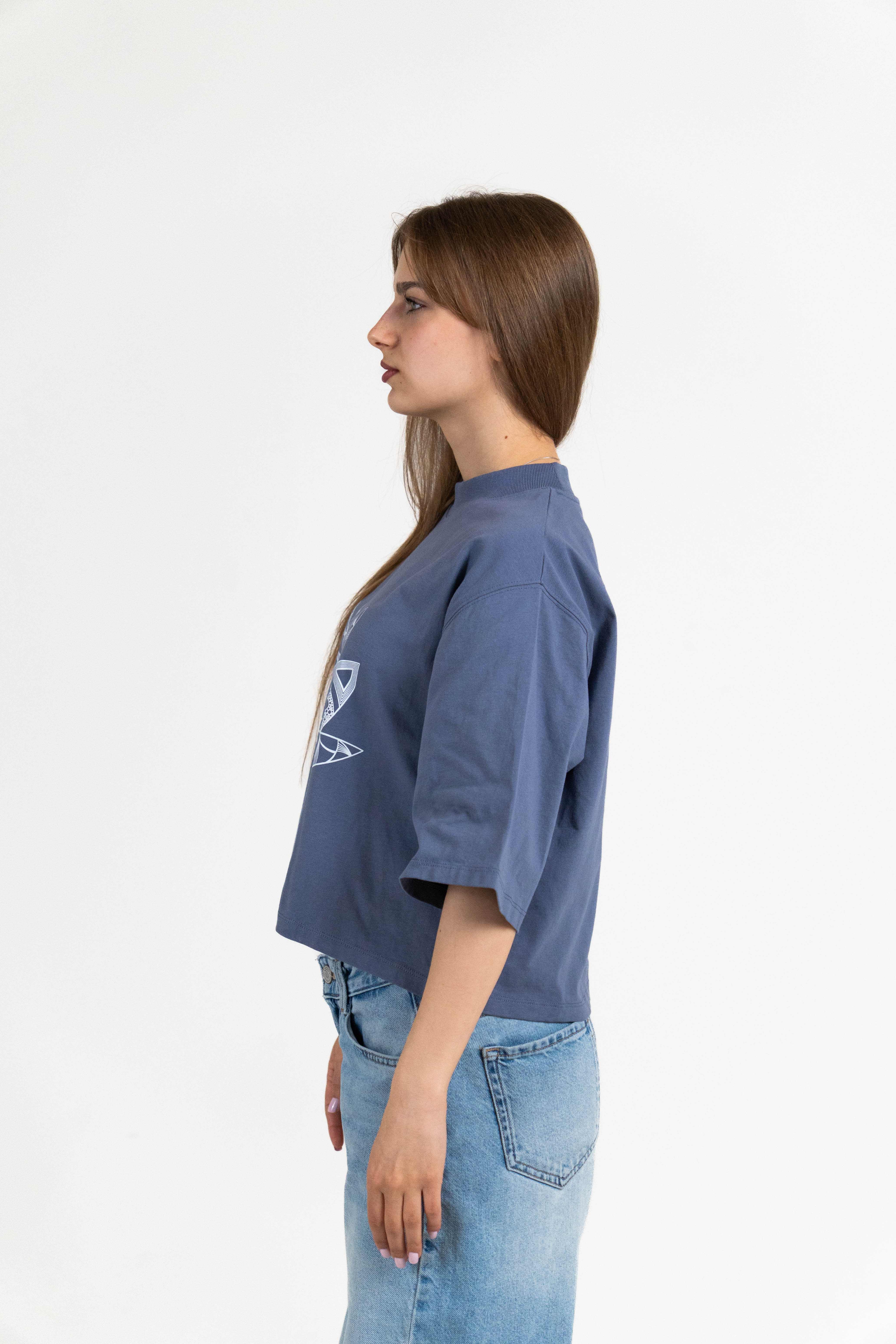 The Self — Cropped Tee | Dark