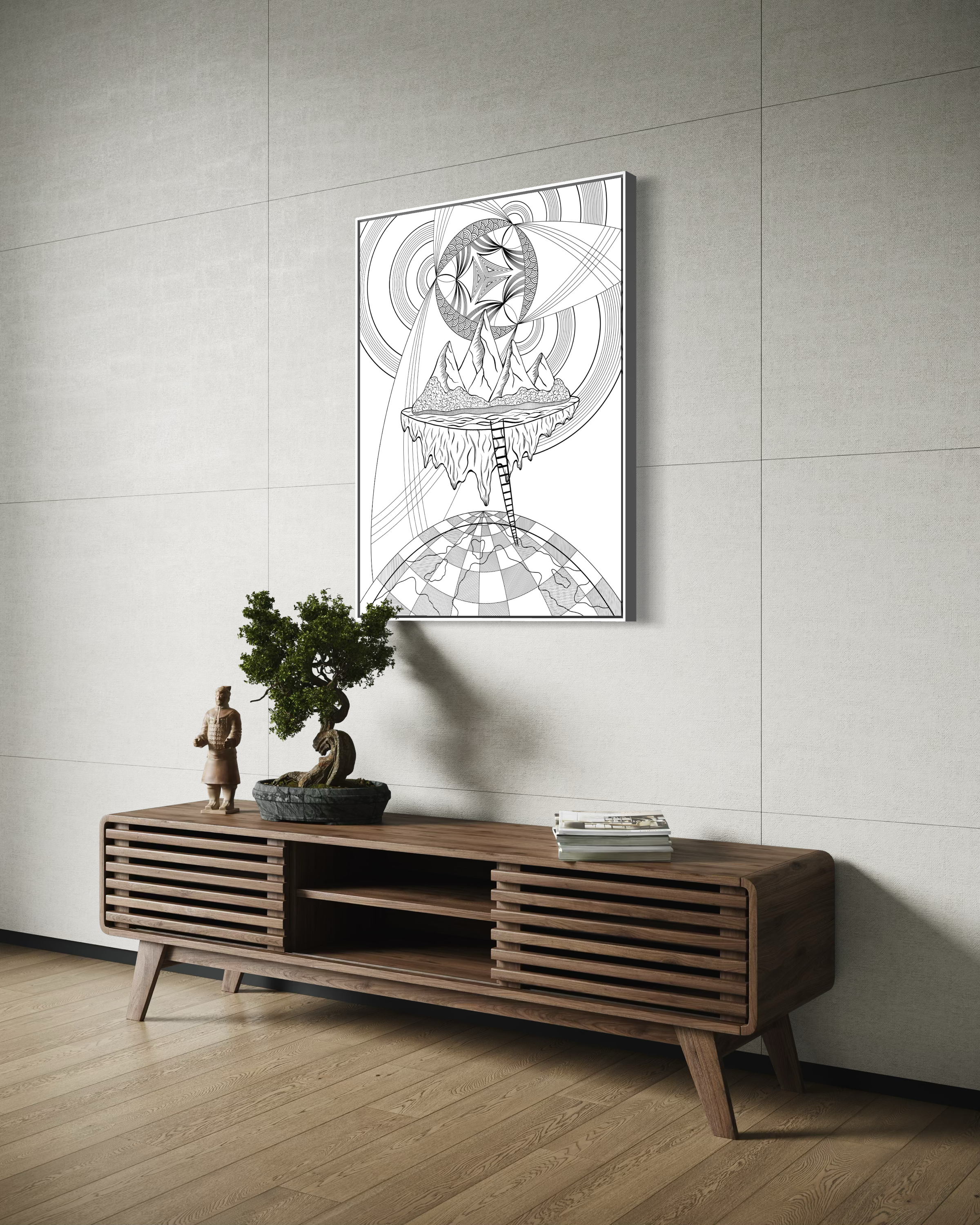 The Path | Framed Canvas