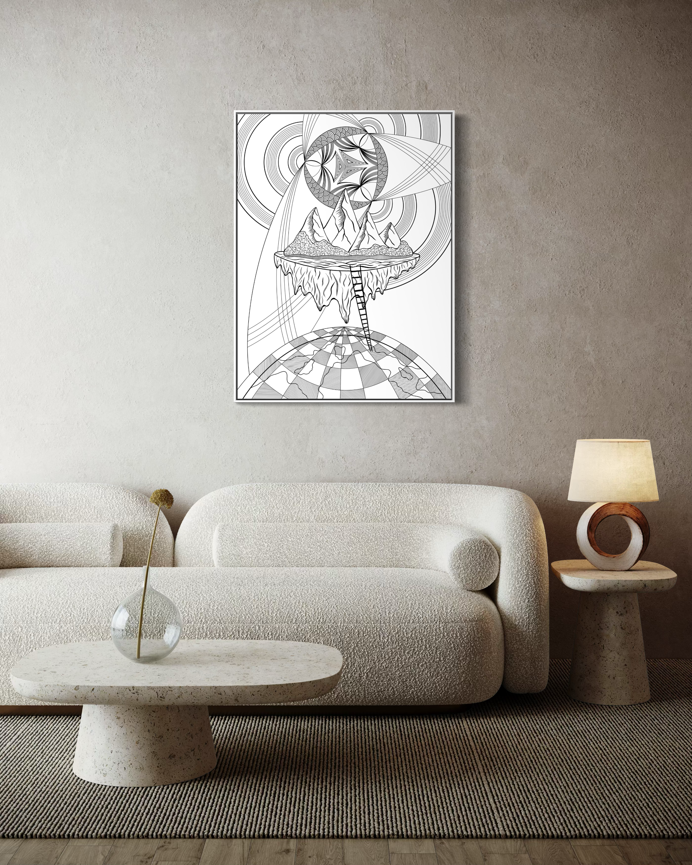 The Path | Framed Canvas