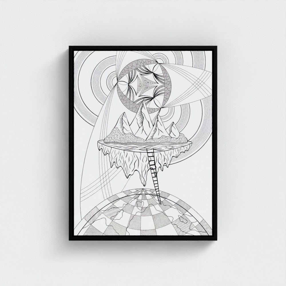 The Path | Framed Canvas